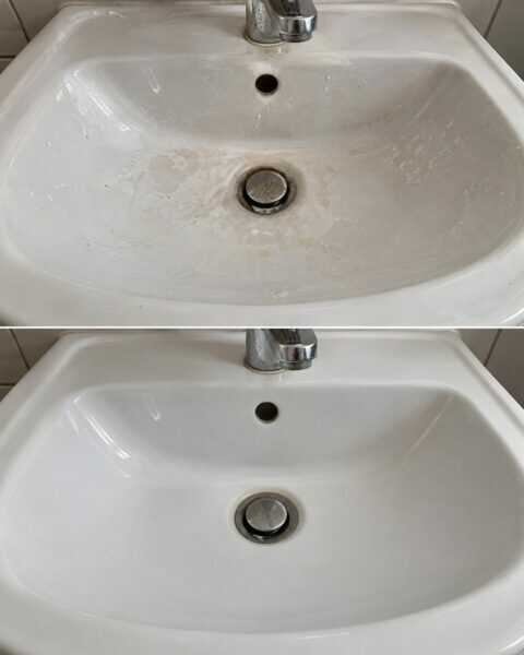 Lavabo opaco dopo il risciacquo? Non lasciare il sapone lì